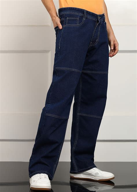 ANGERHOOD Loose Fit Men Blue Jeans