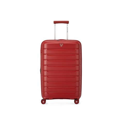 Buy Roncato BUTTERFLY Red Color Polypropylene Material Hard 26" Medium ...