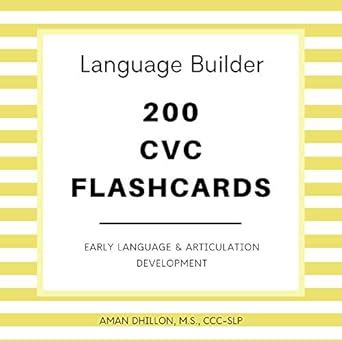 Language Builder: 200 CVC Flashcards: Beginning Reading & Speech eBook ...
