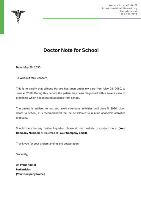 Image result for Doctors Notes Examples