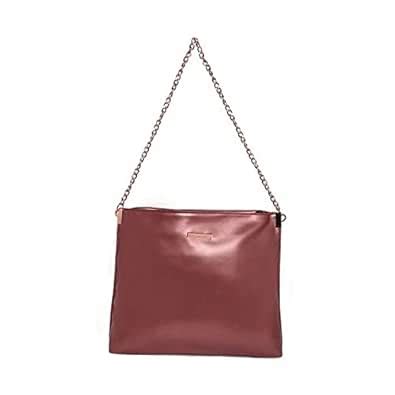 Buy Caprese womens SIA HO Medium METALLIC RED Hobo at Amazon.in