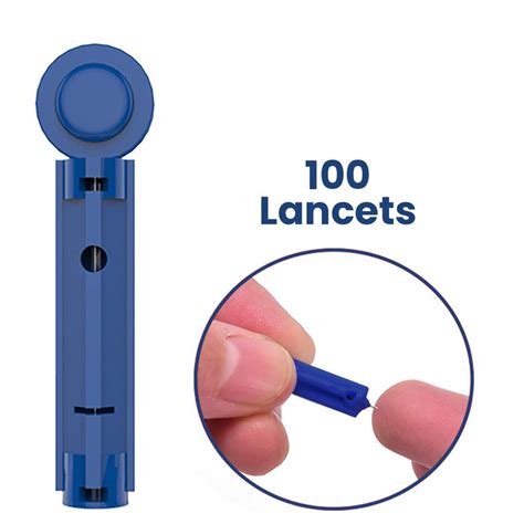 Dr Trust USA Glucometer Lancets Pack of 100 | Glucometer Needle for ...