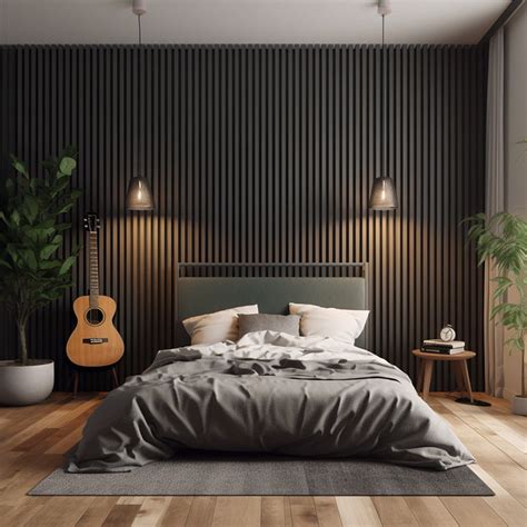 Slat Veneer Wall Panels vs. Other Soundproofing Solution | Bedroom ...