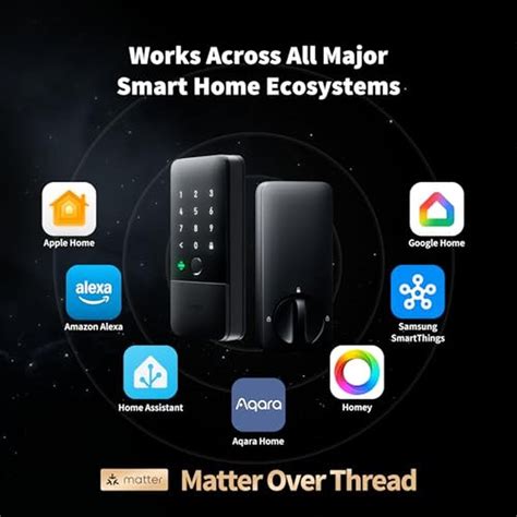 Aqara UWB Smart Lock U400, Matter Over Thread, Apple Home Key, Fingerp ...