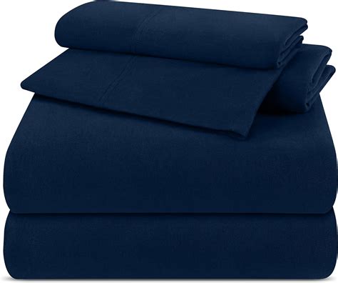Amazon.com: Utopia Bedding Bed Sheet Set - Jersey Knit Sheets 4 Piece ...