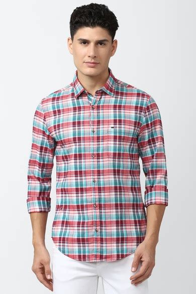 Buy Men Multi Check Full Sleeves Casual Shirt Online - 811811 | Peter ...