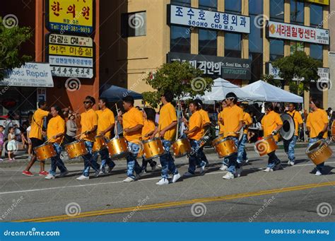 Los Angeles Korea Festival Parade 2015 Editorial Photo - Image of ...