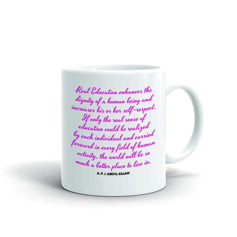 Buy AQSI CERAMIC COFFEE MUG APJ ABDUL KALAM MOTIVATIONAL QUOTES Real ...