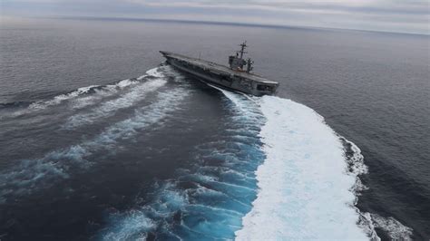 Uss Abraham Lincoln High Speed Turn - speed of uss abraham lincoln