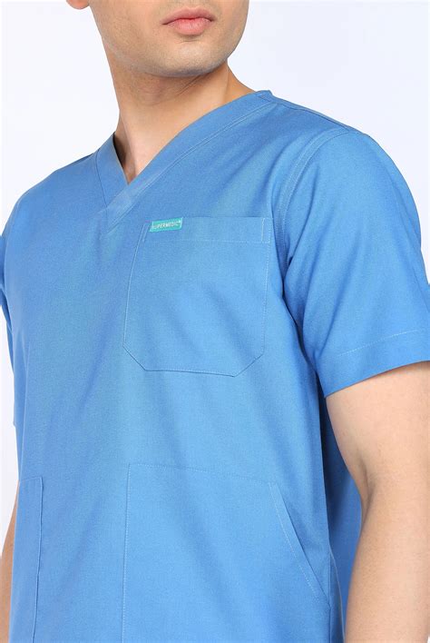 Classic Sky Blue Scrub Set for Men – SUPERMEDIC®