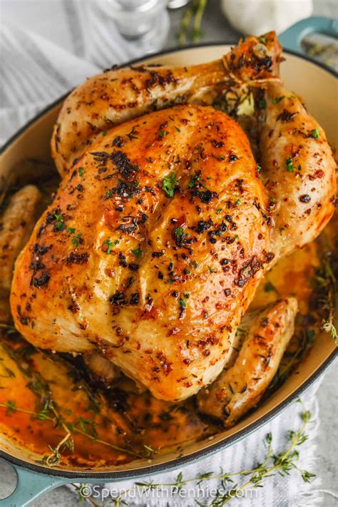 Garlic Butter Roast Chicken