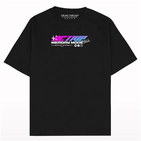 Active Memory Mode Y2k Oversized T-shirt – Crunk Thread