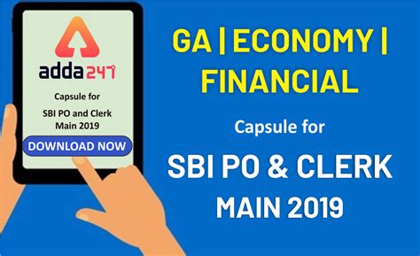 SBI PO and Clerk GA Power Capsule for Main 2019 | Download Now | In ...
