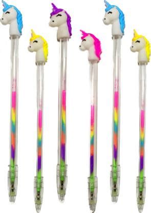 poksi RAINBOW COLOURFUL INK GEL PEN Gel Pen - Buy poksi RAINBOW ...