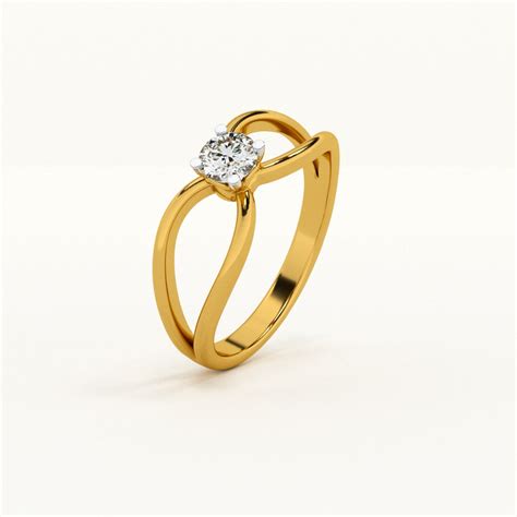 Infinity Bond 9KT Gold Lab Grown Diamond Ring – PALMONAS