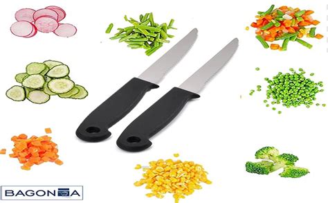 Buy Bagonias Knife for Kitchen use, Serrated Steak Knife Set of 4, high ...