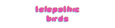 Telepathic Birds magnets, stickers, keychains | Sticker Mule India