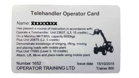 Image result for Telehandler License