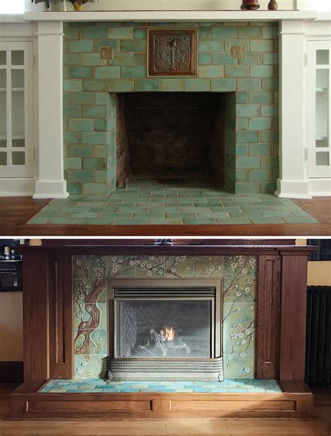 Painted Fireplace Mantels, Tile Around Fireplace, Gas Fireplace Insert