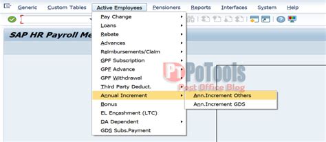 Annual Increment - Standard Operating Procedure