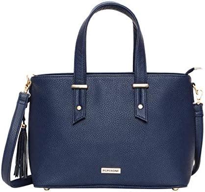 Buy Peperone Como Women's PU Blue Handbag at Amazon.in
