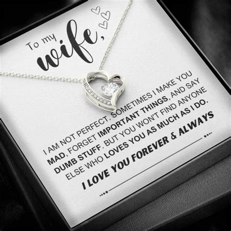 Special Heartfelt Gift For Wife - Pure Silver Necklace Gift Set – Fabunora