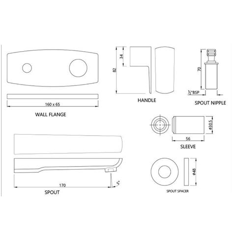 Jaquar Wall Mounted Basin Tap Kubix Prime KUP-BLM-35441KPM - Black Mat ...