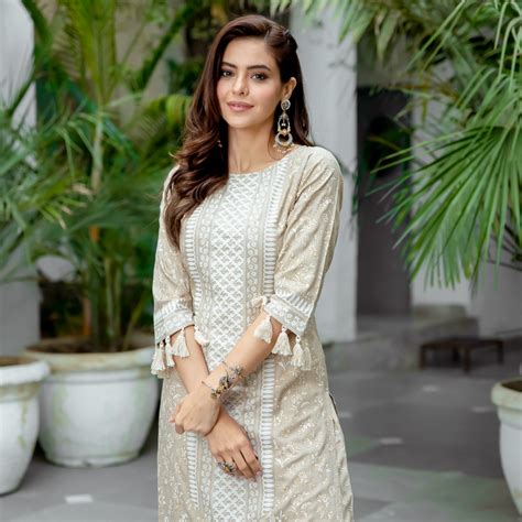 Buy Beige Kurta Palazzo Co-ord Set with Tassel Details | Rustorange