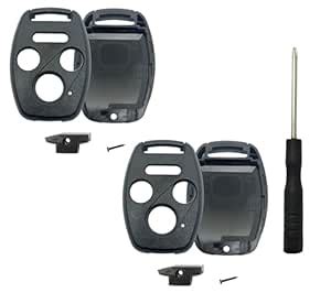 Horande Keyless Entry Key Fob Case Shell fit for Honda 2003-2009 Accord ...