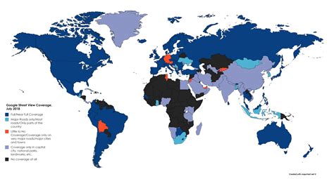 Google Street View Coverage Map 的图像结果