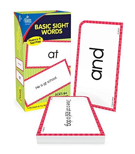 Carson Dellosa Sight Words Flash Cards, Phonics Flash Cards With Dolch ...