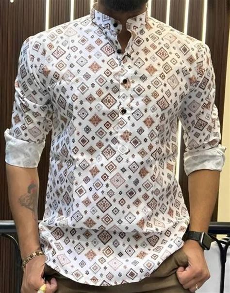 White Short Kurta For Mens - Buy White Short Kurta For Mens online at ...