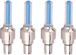 AK Art wheel LED Valve ligth - Set of 4 Indicator Light Car LED (4 V ...