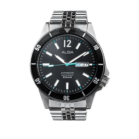 ALBA Black Dial Automatic Men's Watch AL4645X1 – Sai Creations Watches