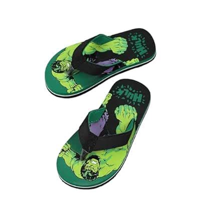 Buy Kidsville Kids Boys Hulk Printed Green Flip-Flops at Amazon.in