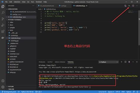 Visual Studio Code Python Code Runner Configuration 的图像结果