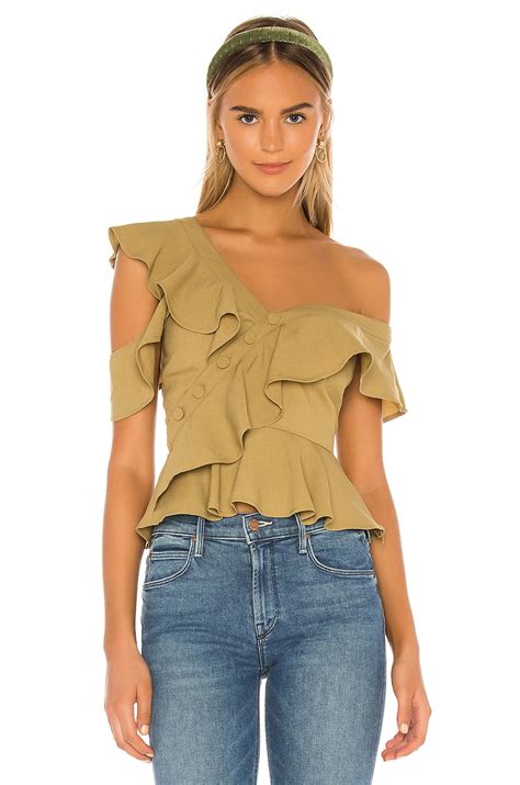 Lovers and Friends Shiloh Top in Army Green | REVOLVE