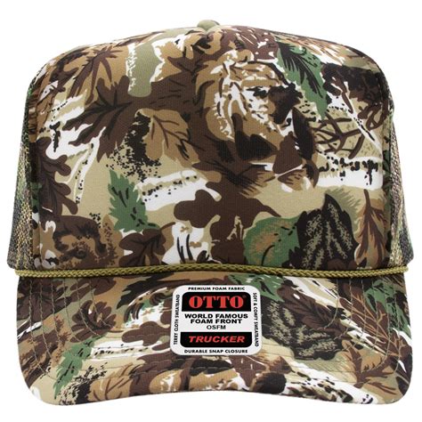OTTO CAP 5 Panel High Crown Mesh Back Trucker Hat Adult – Parkerbuilt HQ