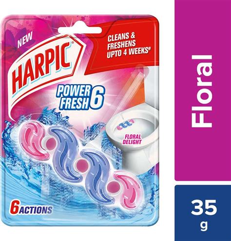 Harpic Power Fresh 6 Floral Rim Block Price in India - Buy Harpic Power ...