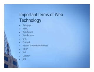Web Technology Brief Introduction 的图像结果