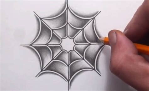 Spider Web Sketch at PaintingValley.com | Explore collection of Spider Web Sketch