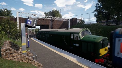 Class 37 D6851 in BR Green Livery w Small Warning Panel - Train Sim ...