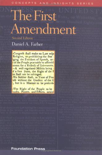 Buy Fabers the First Amendment 2d (Concepts & Insights) Book Online at ...