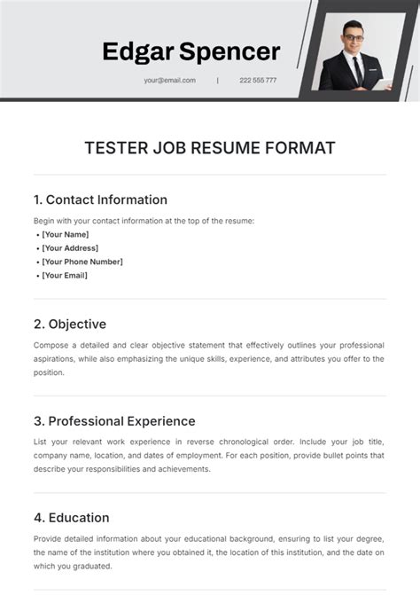 JavaScript Tester Resume 的图像结果