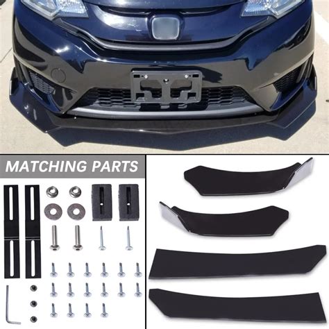 Keepdsgn Glossy Black Front Bumper Lip Splitter Spoiler for India | Ubuy