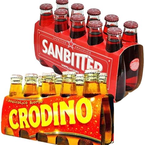 Crodino And Sanbitter Non Alcoholic Aperitif 10 X 100 Ml | Desertcart INDIA