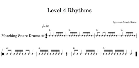 Image result for Rhythmic Pattern 4 4