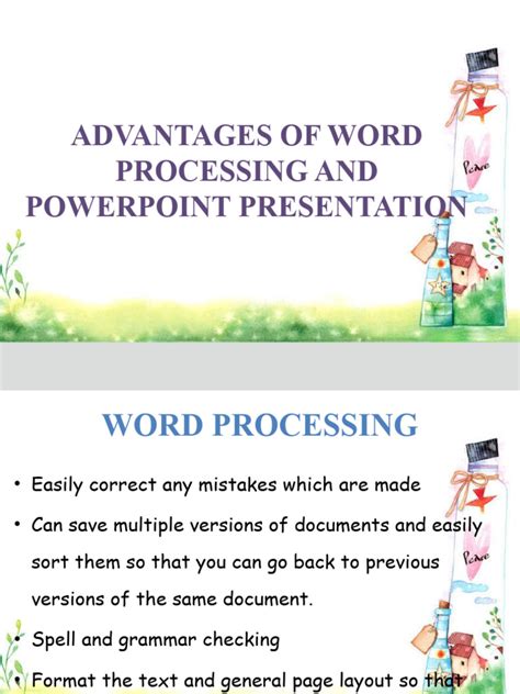 Image result for Advantages of Using Word Processing Software