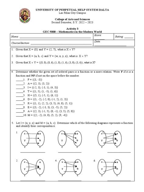 Image result for Math 3 Sample Activity