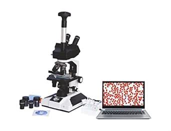 E.S.A.W Trinocular Microscope With Semi-Plan Objectives (Magnification ...